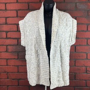The Limited Womans Large White Cardigan – Classic Cozy Layering‎
